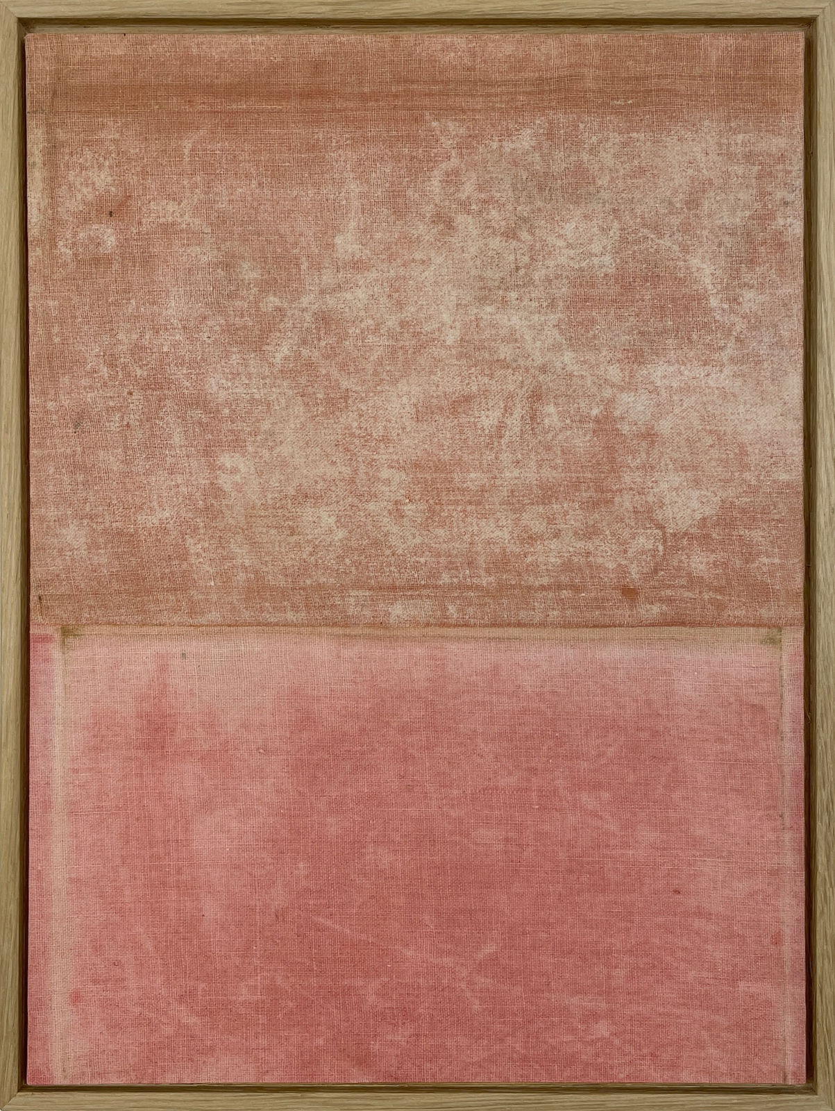 Katie Mawson, Artist, Rose Tinted, Vintage book cloth on board, Pink, Brown, Original Abstract, Essex Chelmsford Art Gallery, Turner Art Perspective