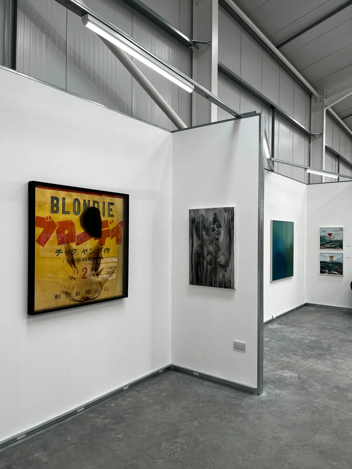 Blondie, Photograph by Artist Gavin Mitchell, Manga Series, acrylic box frame, Turner Art Perspective, Chelmsford Art Gallery