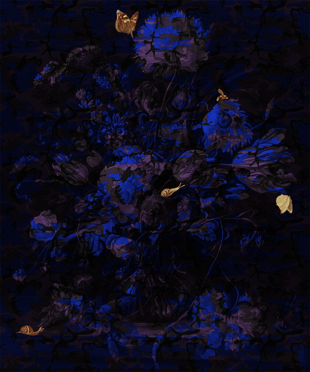 Magnus Gjoen, About The Dead Either Well Or Nothing - Blue, 2016