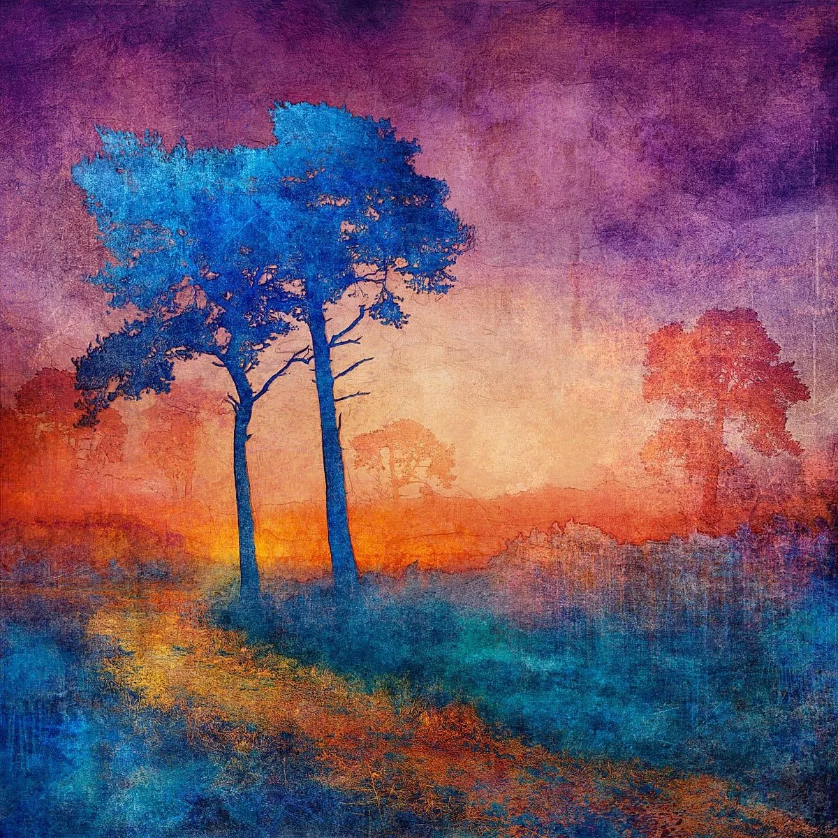 Mark Munroe-Preston, Artist, N51.0568 E0.0412, Treescapes, Abstract, Turner Art Perspective, Essex Chelmsford Art Gallery