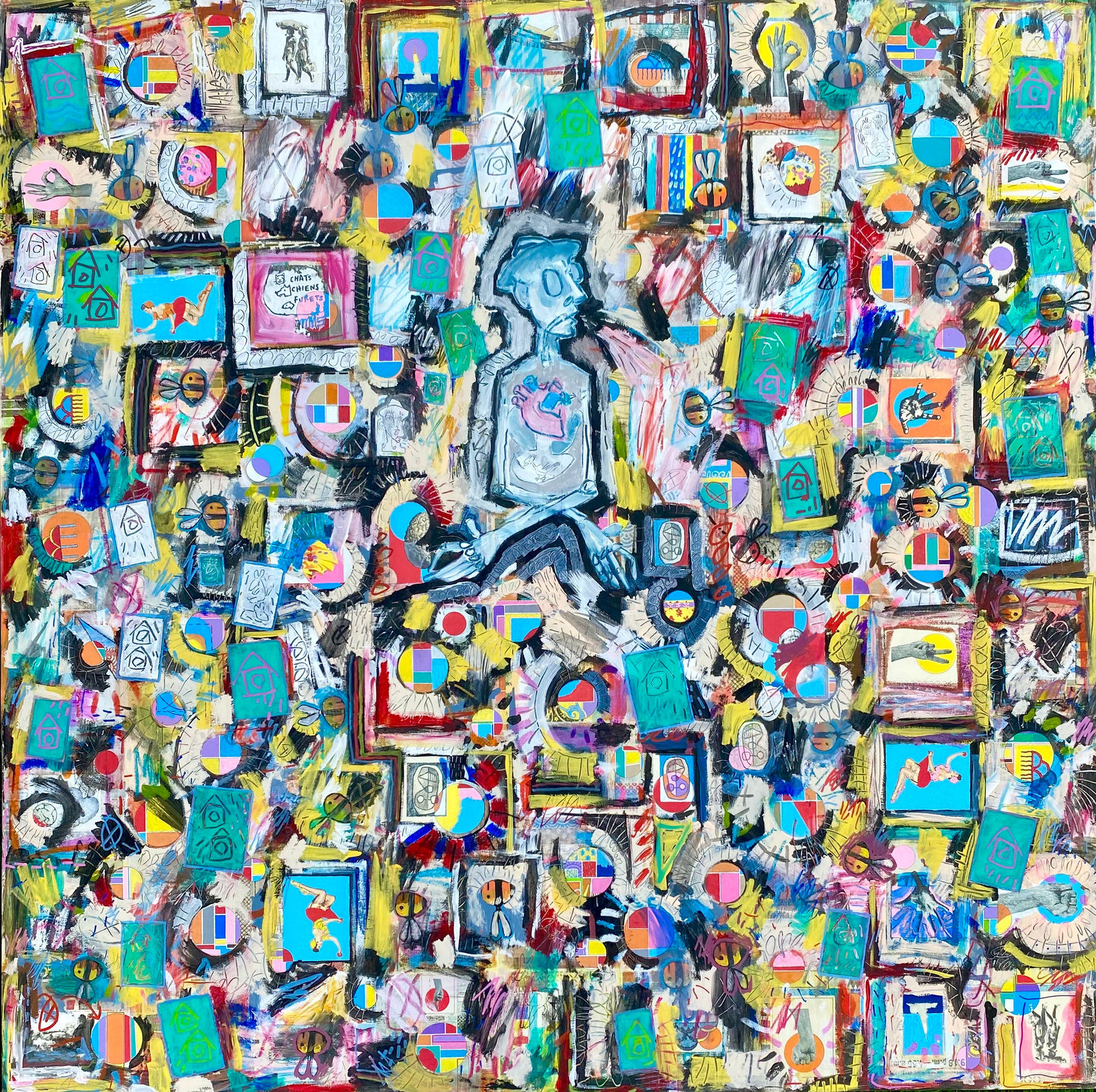 Simon Kirk, British Artist, Painter with use of Poetry and text, Turner Art Perspective, Essex Art Gallery, Shenfield & Chelmsford