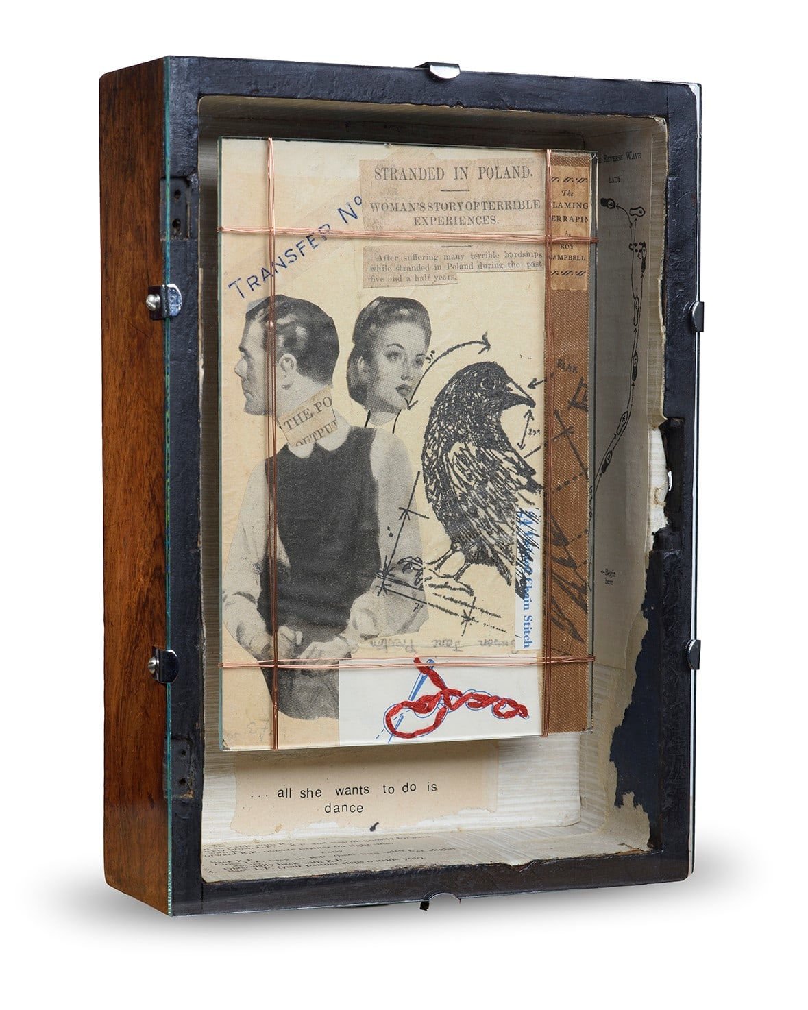 Claire Newman-Williams, Artist, All She Wants To Do Is Dance, Collage, Collodion Photography, Essex Art Gallery, Turner Art Perspective, TAP Galleries