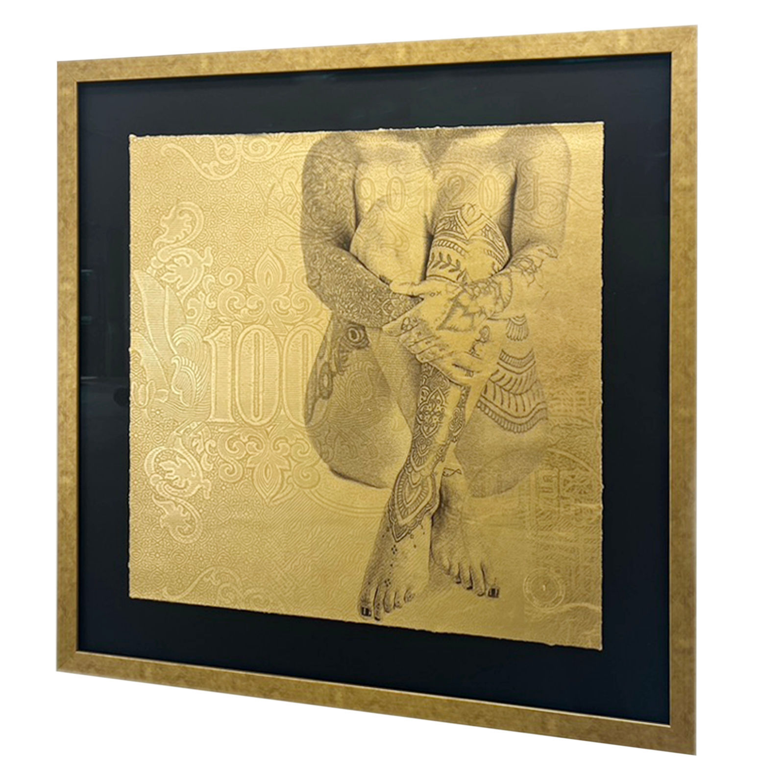 Gavin Mitchell, Artist, 100 Yen, Photography, Japan, Gold, Golden, Turner Art Perspective, Essex, Chelmsford Art Gallery