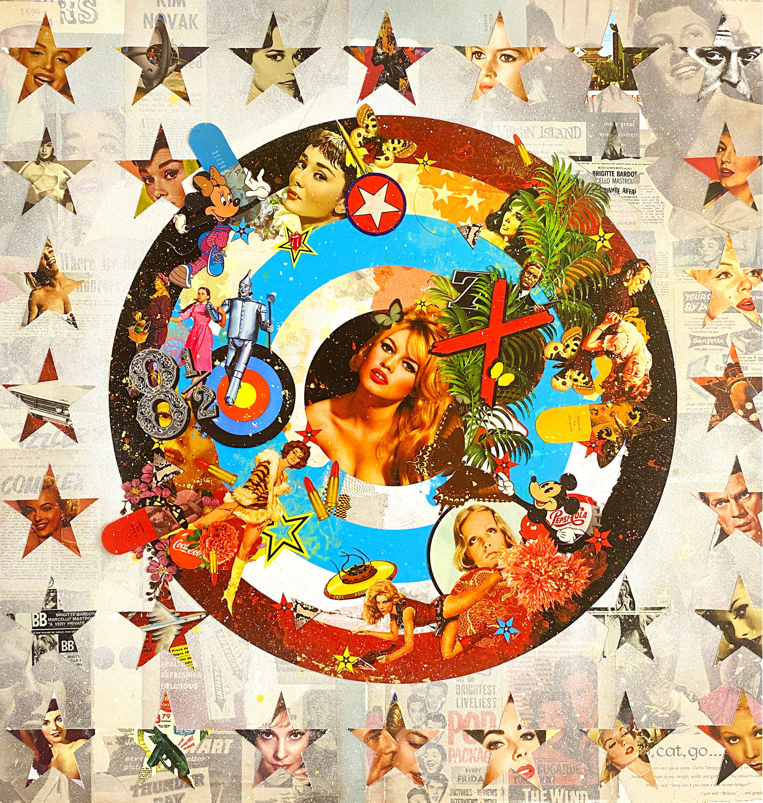 Steve Rawlings, Shot Of Love #2, Artist, Art work, Pop legends, colourful, Turner Art Perspective, Essex Chelmsford Art Gallery