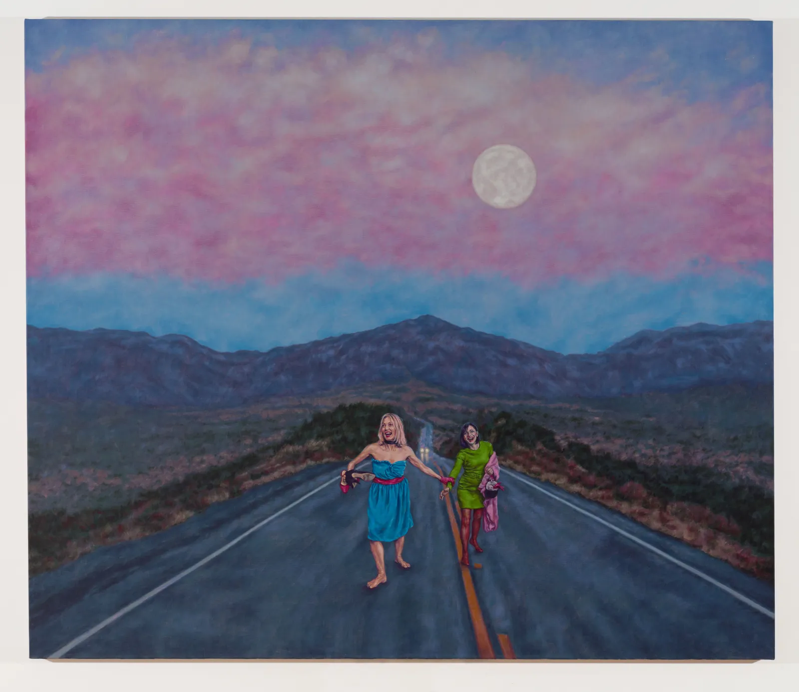 Roxana Halls, Laughing While Running, 2021