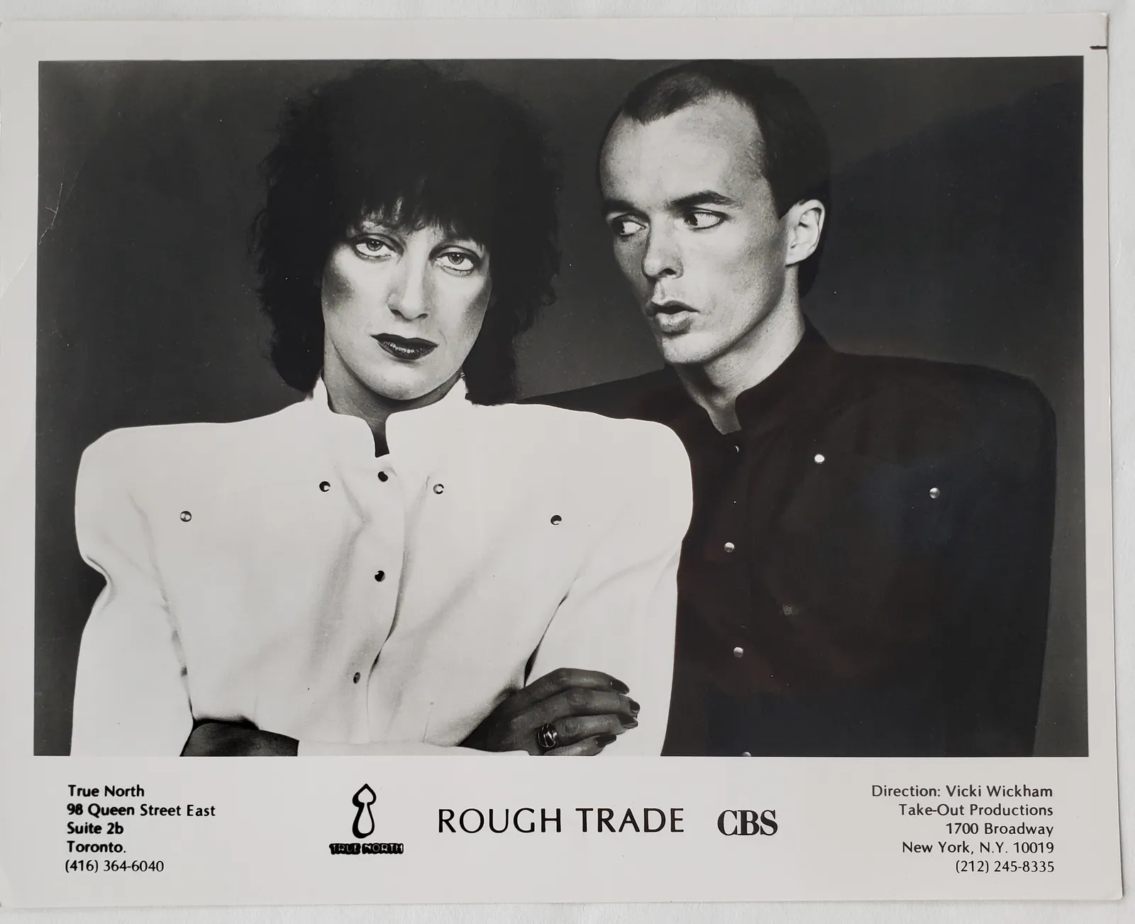 The Personal Collection of Carole Pope, Rough Trade - Promo Cards, 1980