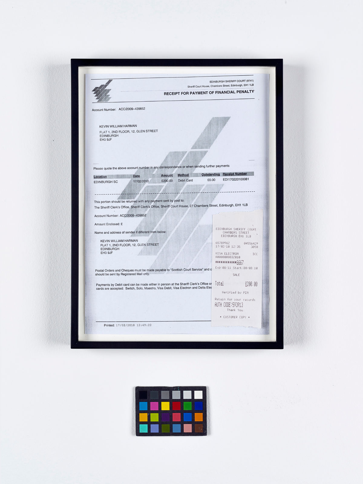 Kevin Harman, Brick - Window in situ, 2010