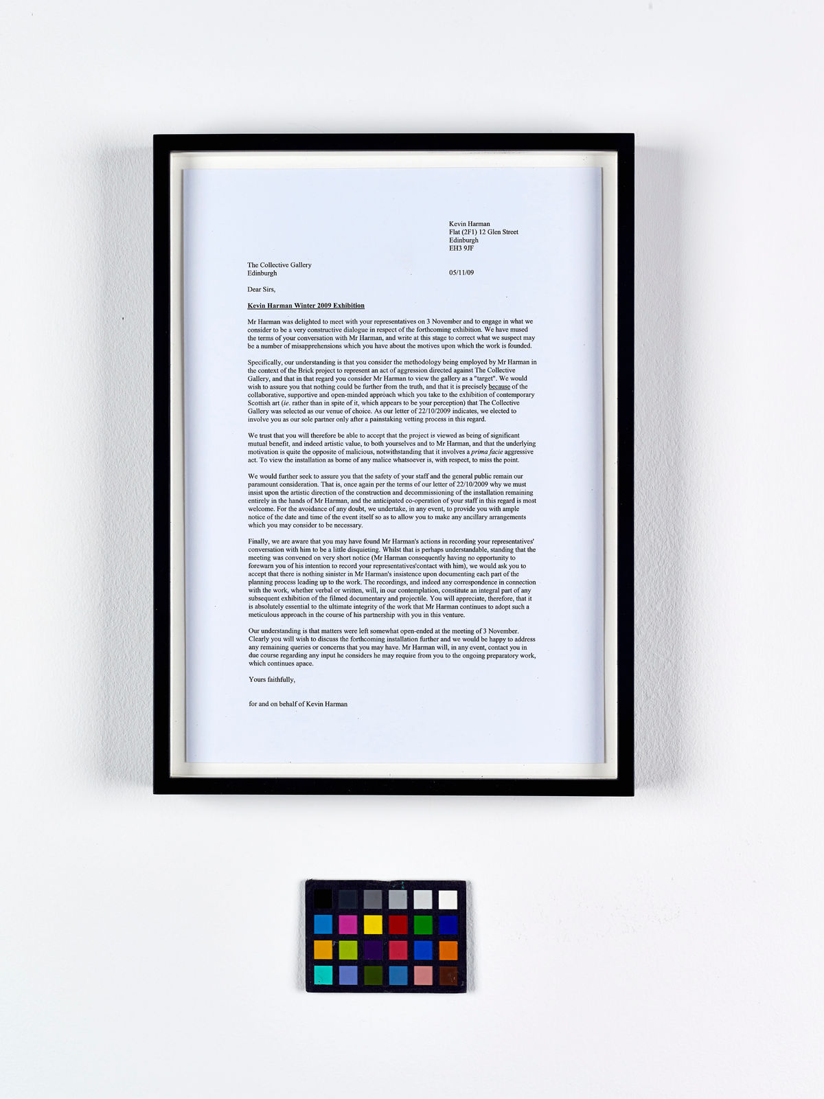 Kevin Harman, Brick - Window in situ, 2010