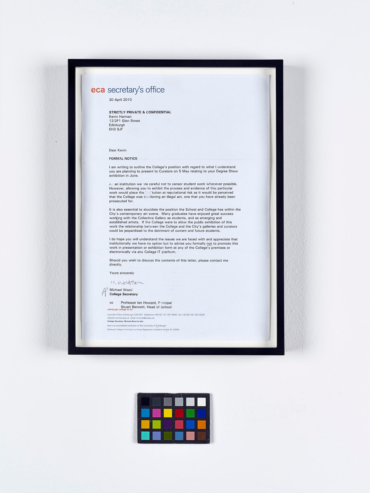 Kevin Harman, Brick - Window in situ, 2010