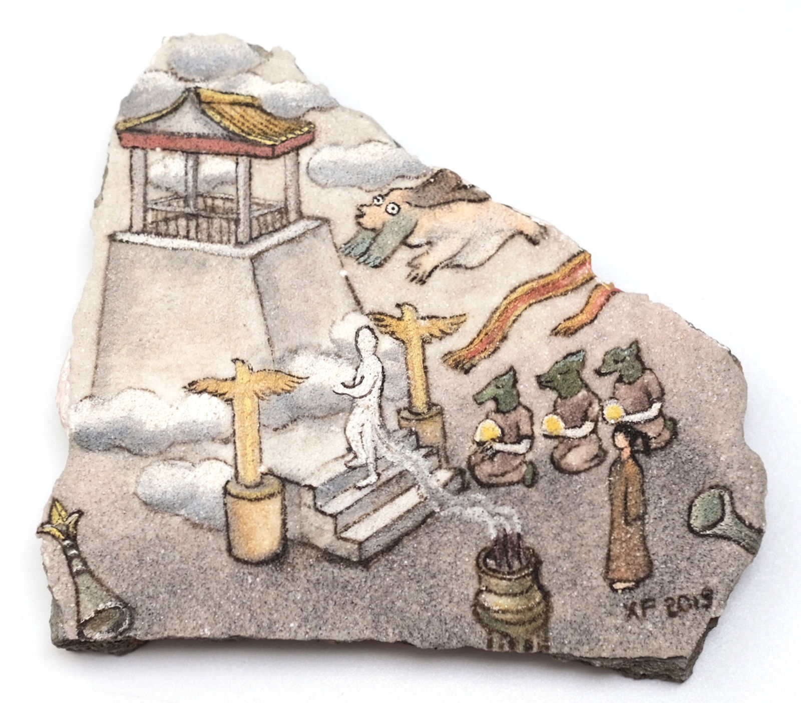 Fei Xue, Under the Stone Steps, 2019