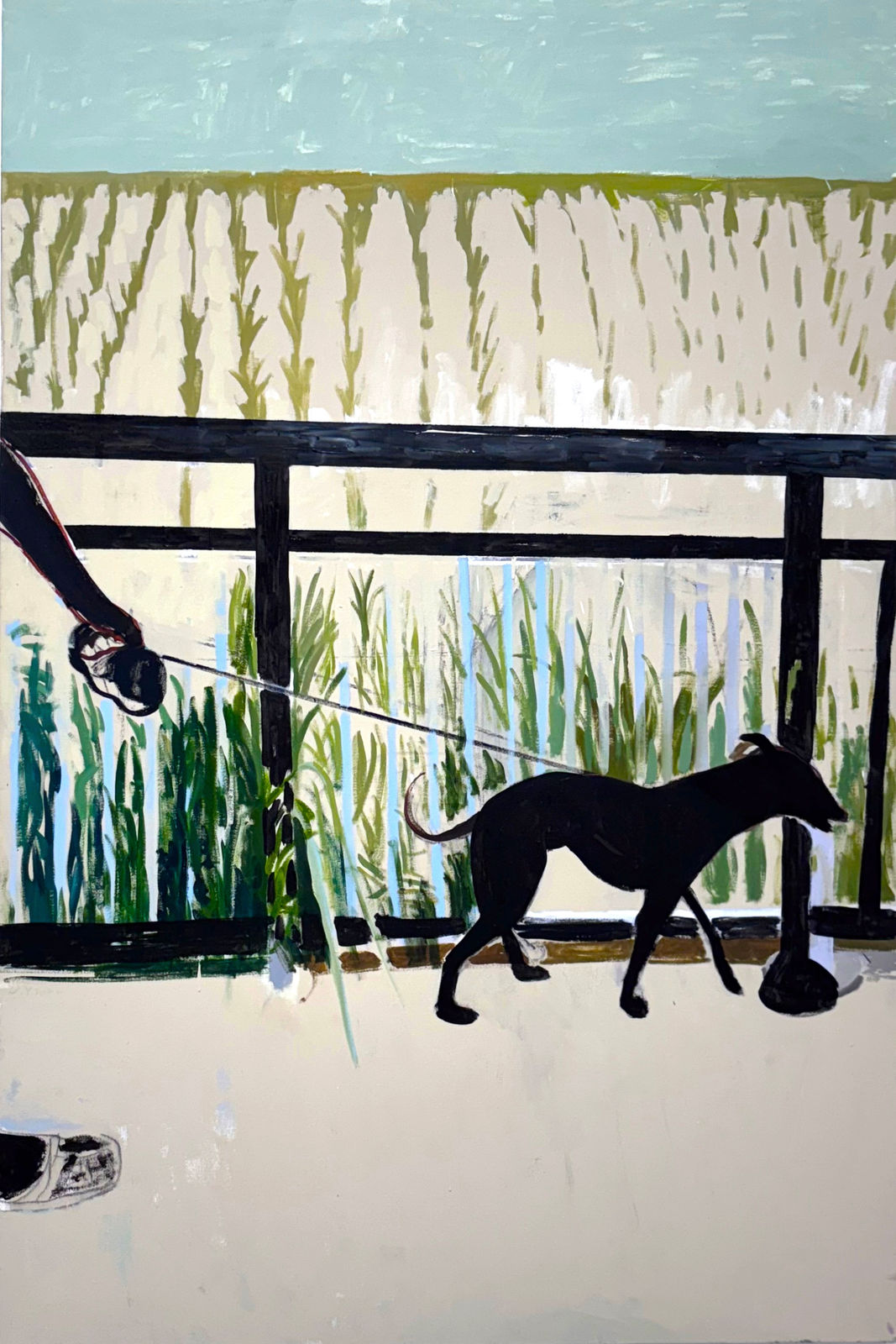 Yang Dan, Walking in the spring, 2020