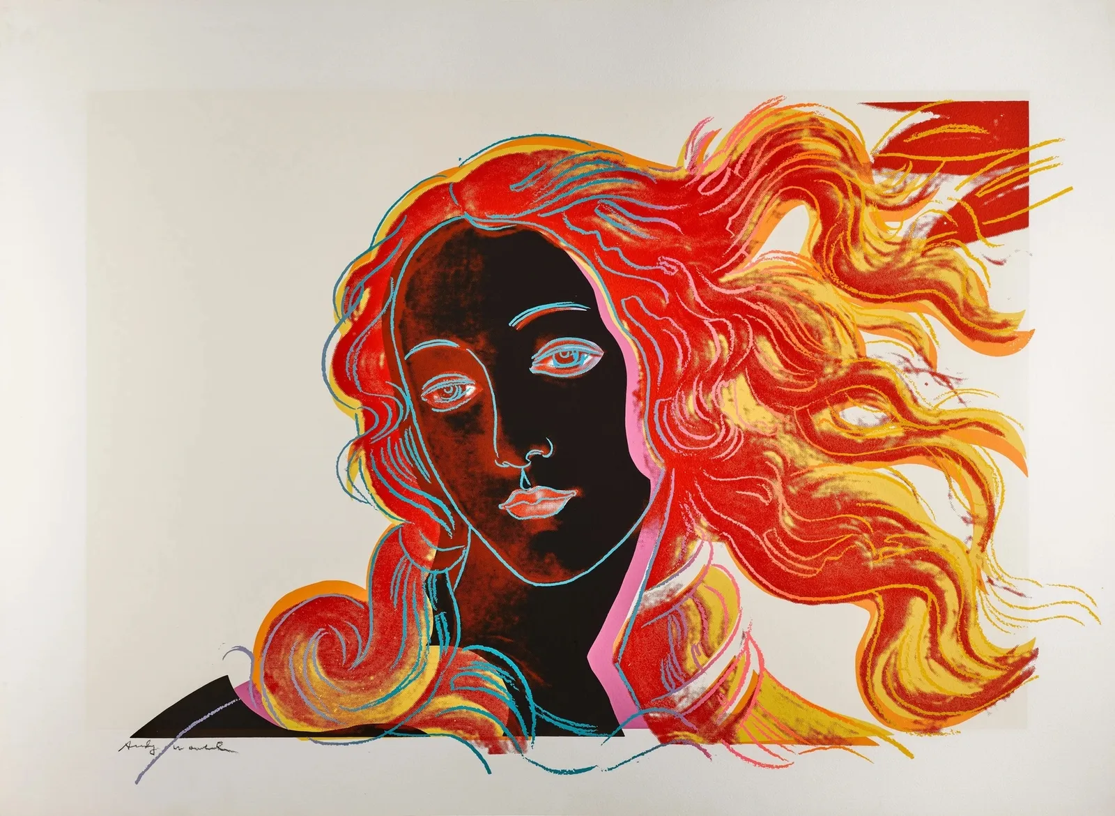 Andy Warhol, Details Of Renaissance Paintings (Sandro Botticelli, Birth Of Venus, 1482) (F. & S. II.318), 1984