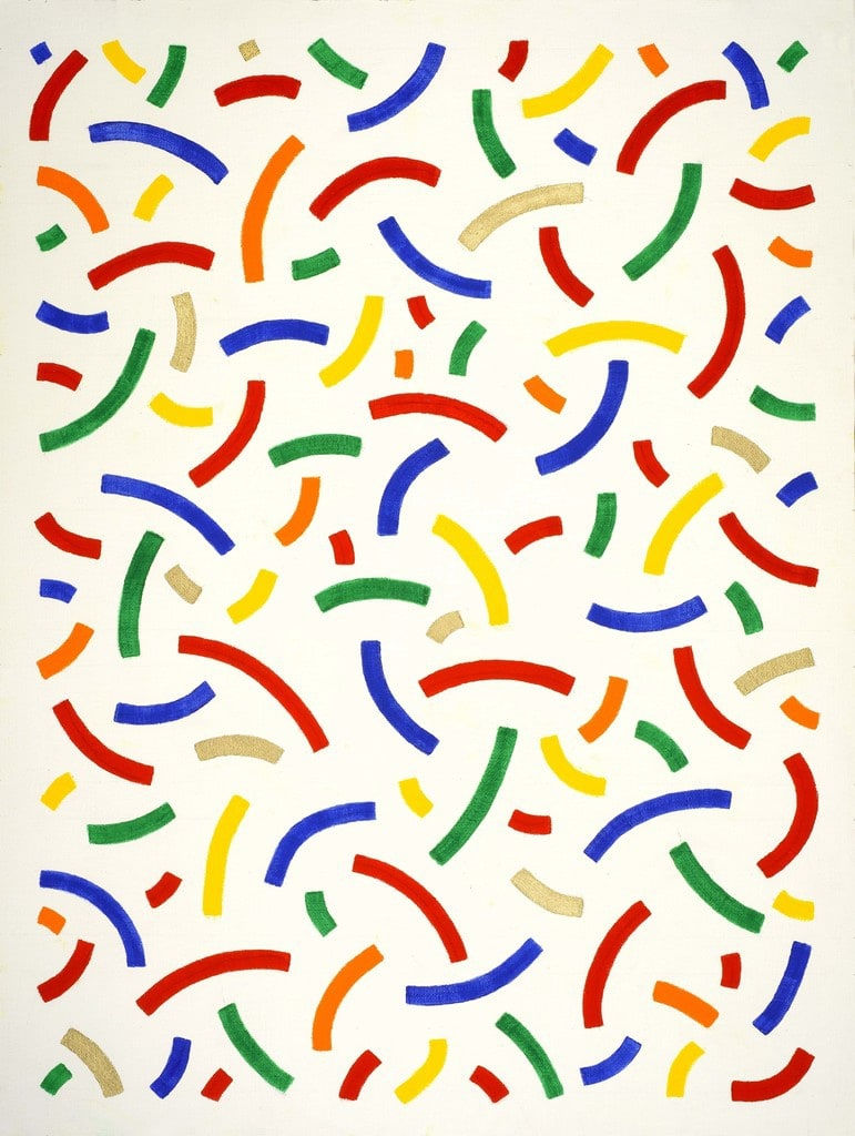 Osvaldo Mariscotti, Colored Curves II, 2019