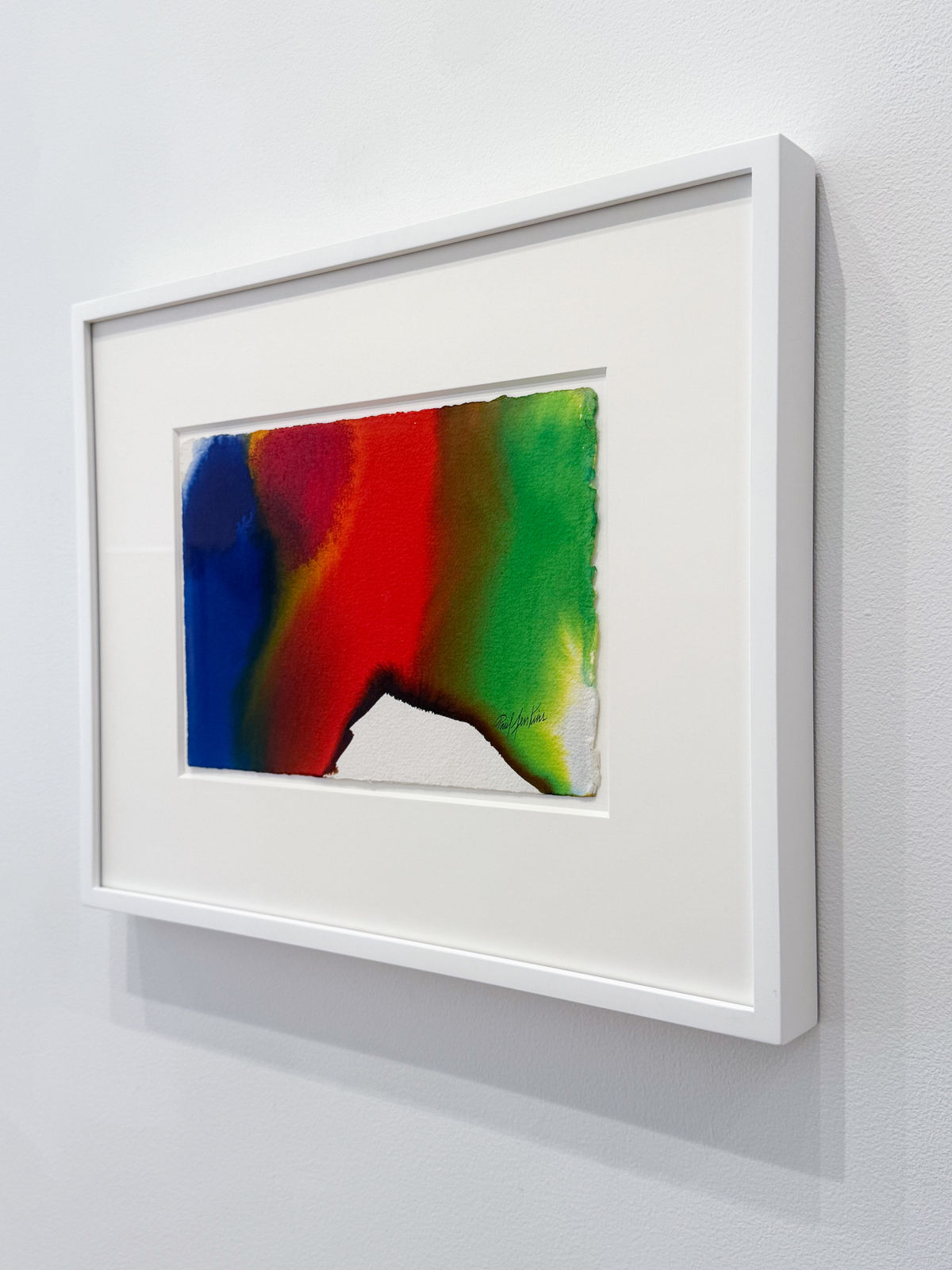 Paul Jenkins, Phenomena White Front Center, 1990