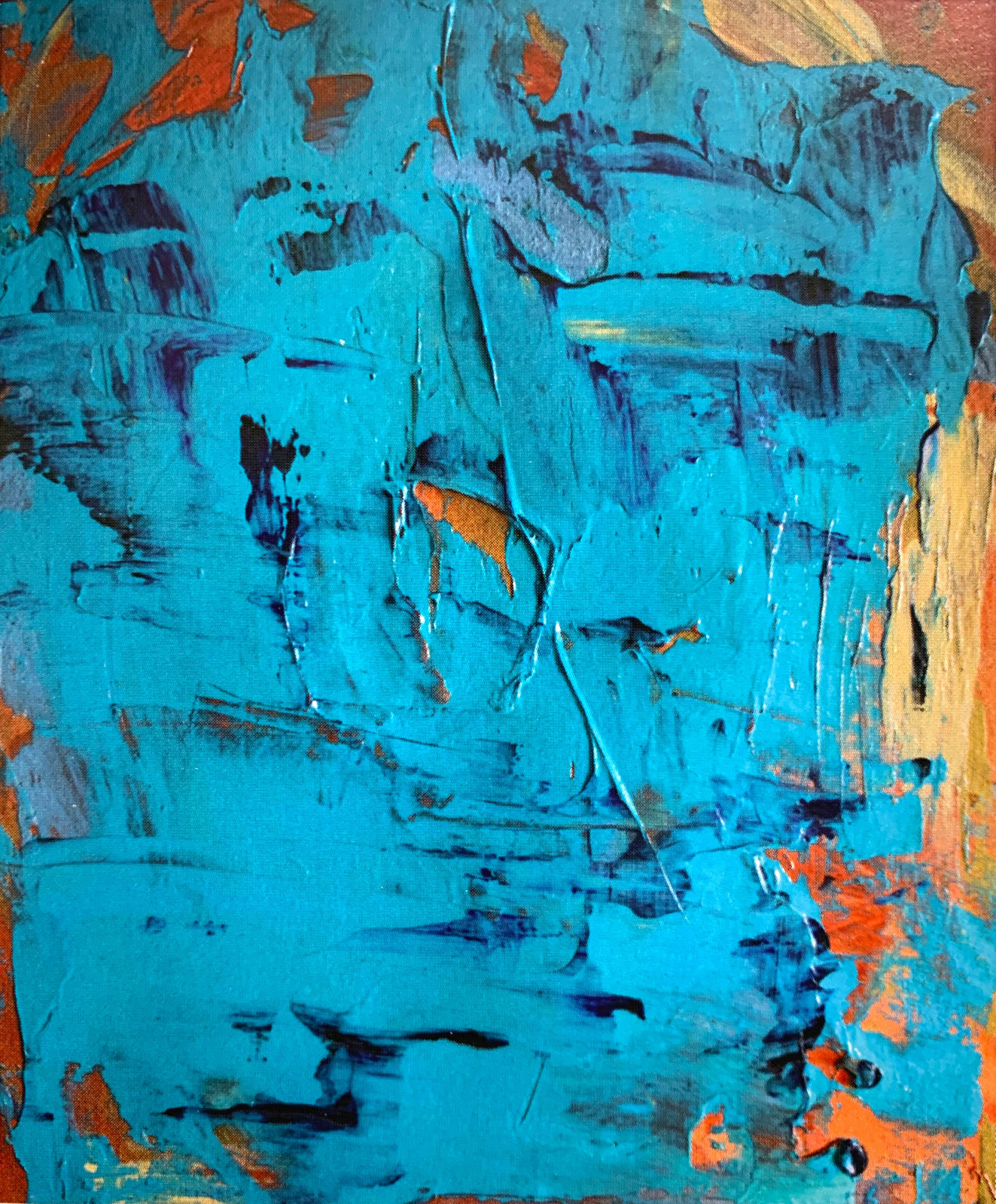 Francine Tint, Teal Fire, 2010-2022