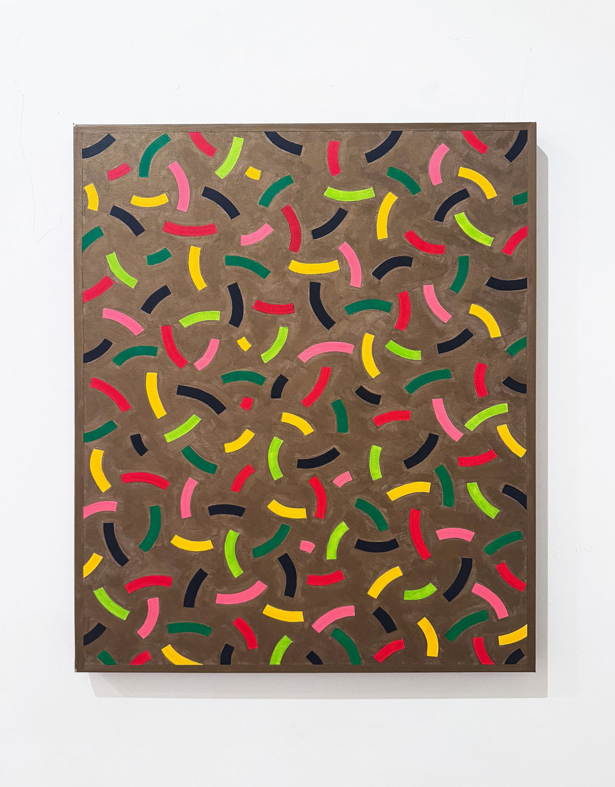 Osvaldo Mariscotti, Colored Curves (Bronze), 2024