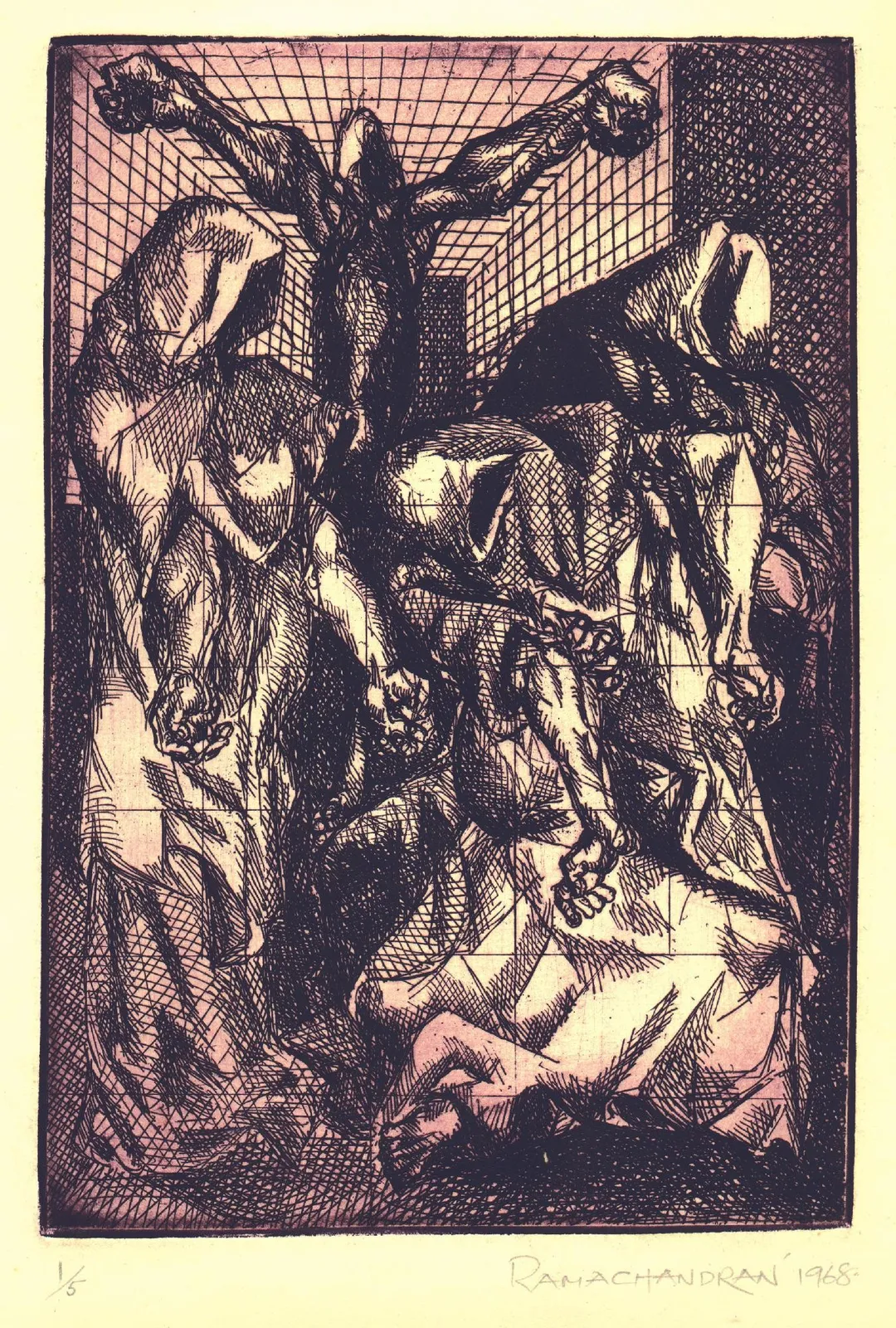 A. Ramachandran, Descent from the Cross, 1968