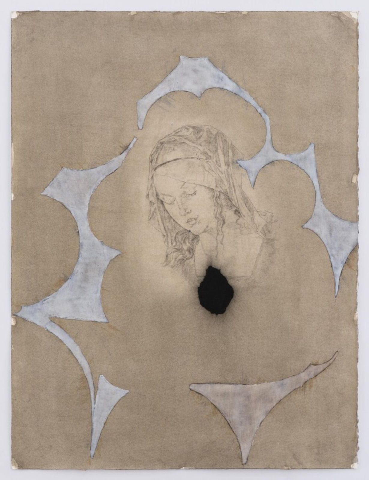 Atul Dodiya, Untitled -] VI (German Girlfriend), 2016