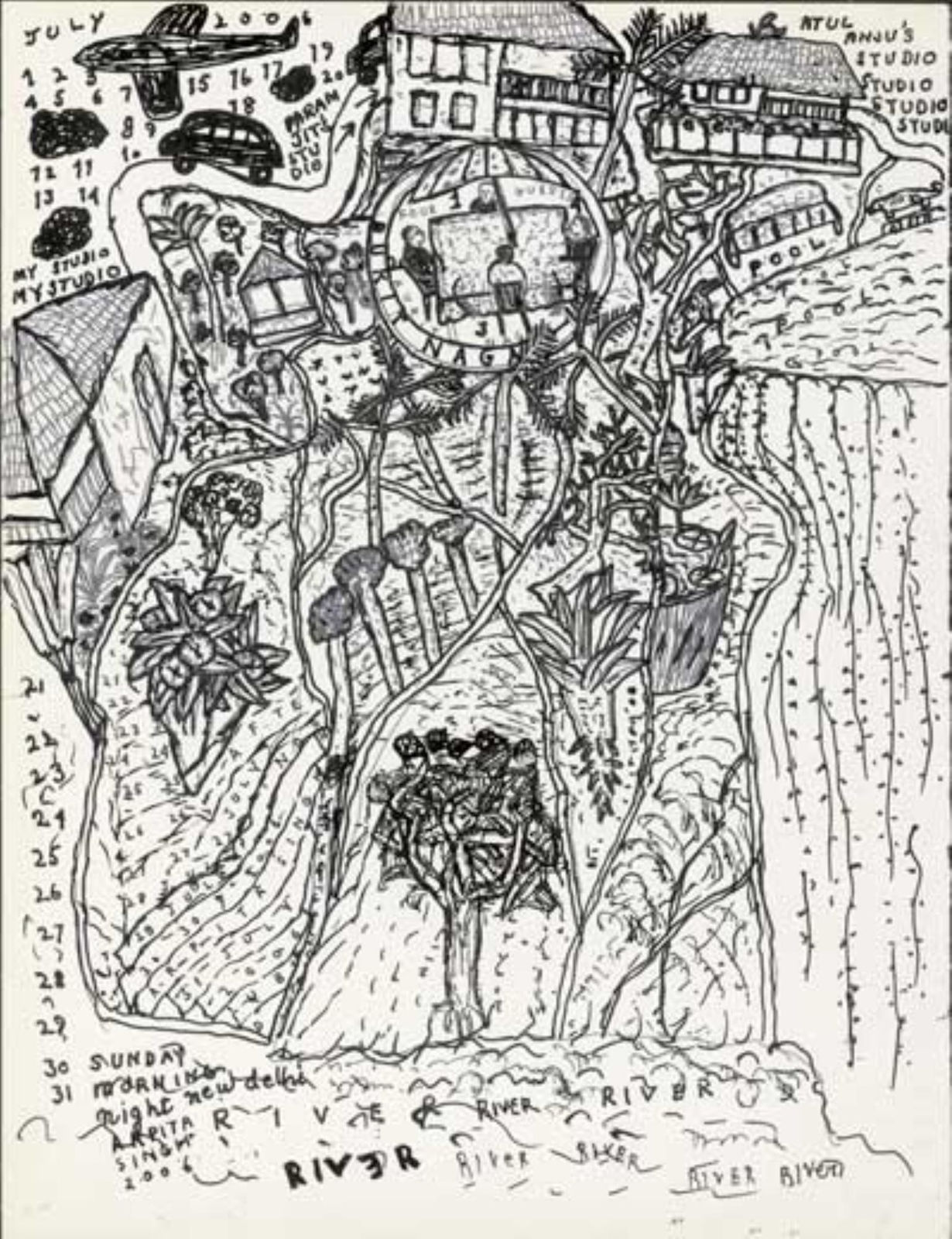 Arpita Singh, Untitled, 2006