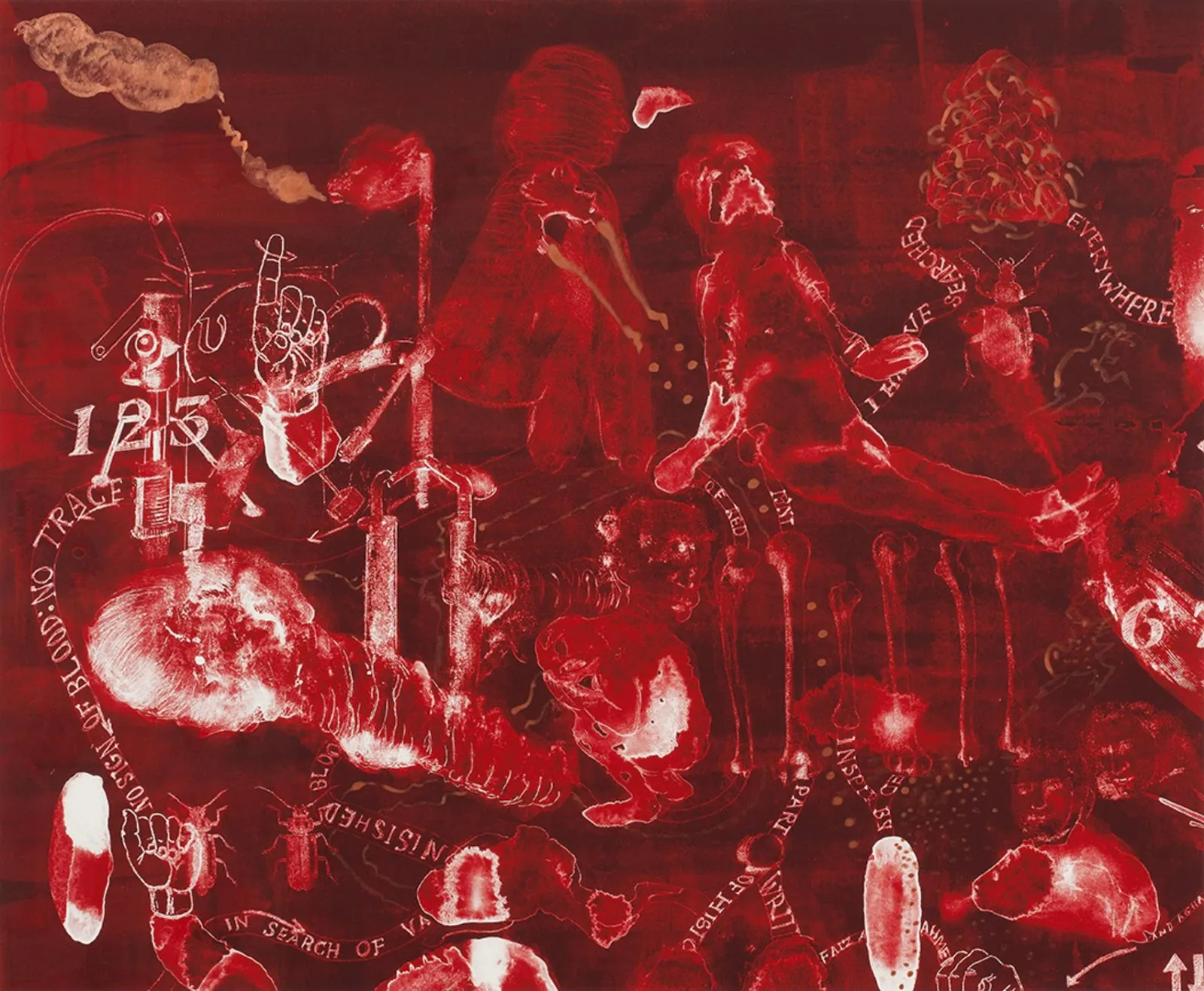 Nalini Malani, In Search of Vanished Blood -II (A/P, 2012