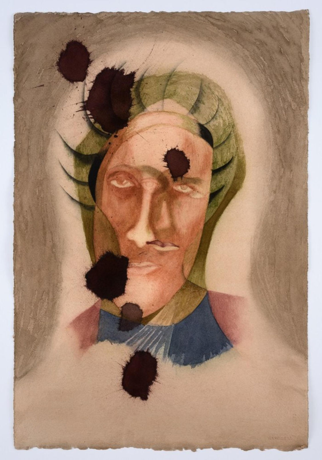 Atul Dodiya, Untitled - III (Santiniketan Girlfriend), 2016