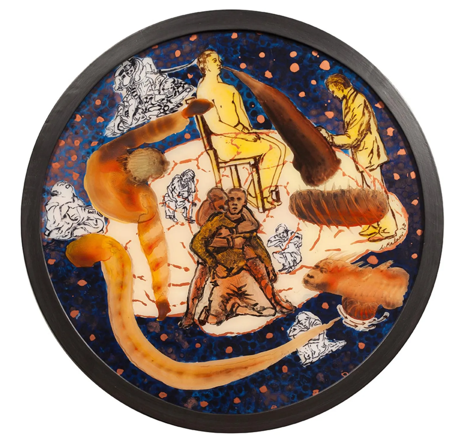 Nalini Malani, Discovery of the Body I, 2013