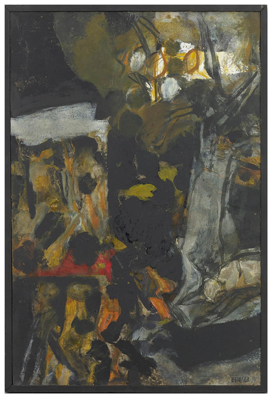 S.H. Raza, L'Arbre, 1969