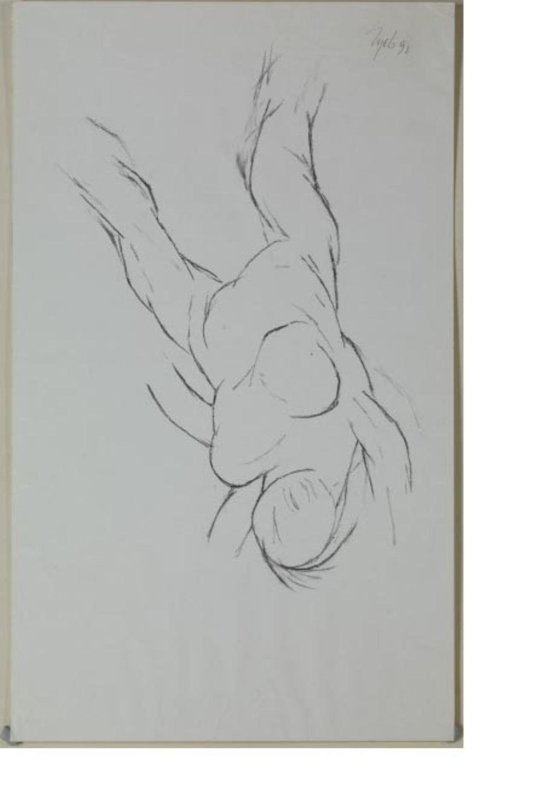 Tyeb Mehta, Falling Figure, 1992