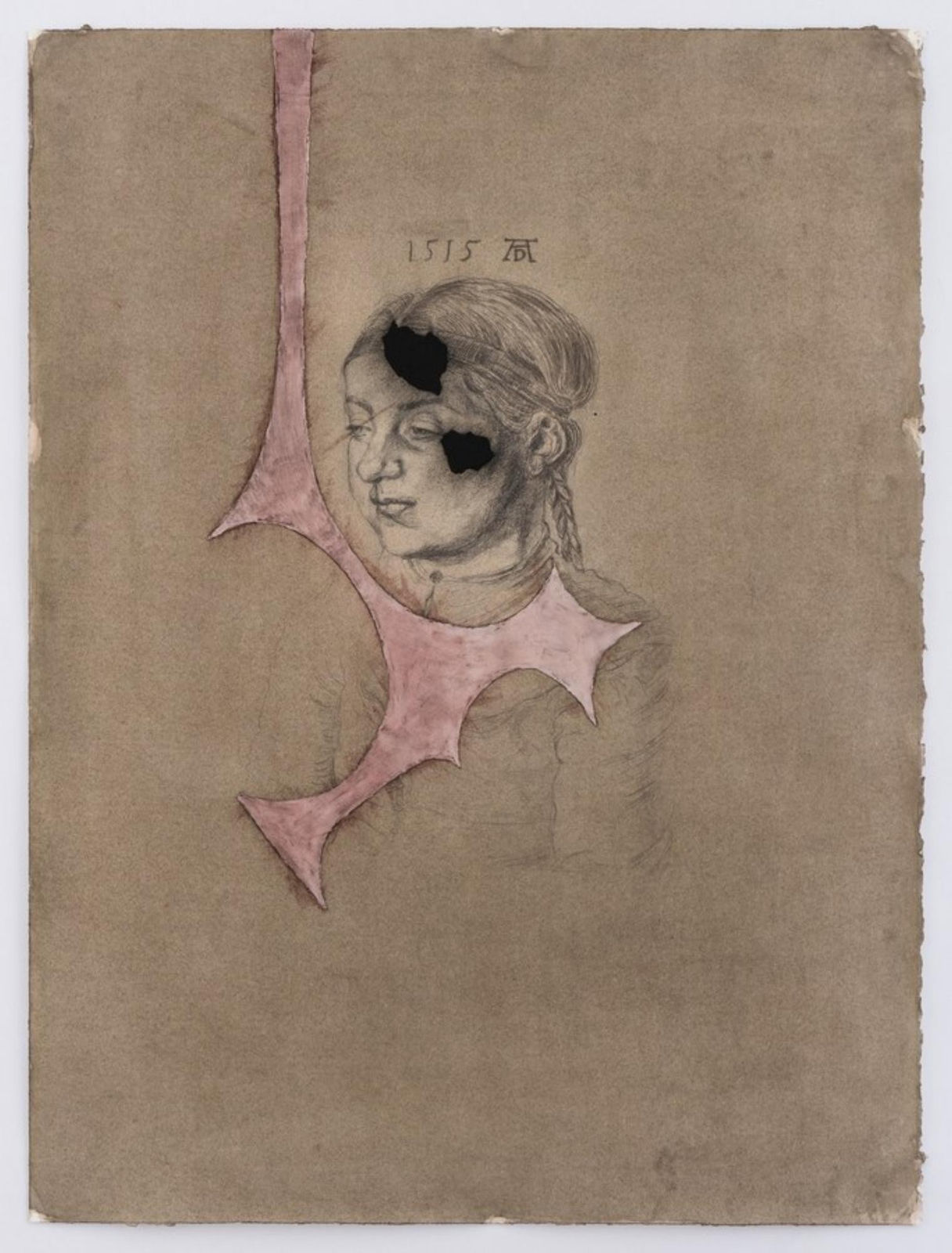 Atul Dodiya, Untitled - III(German Girlfriend), 2016