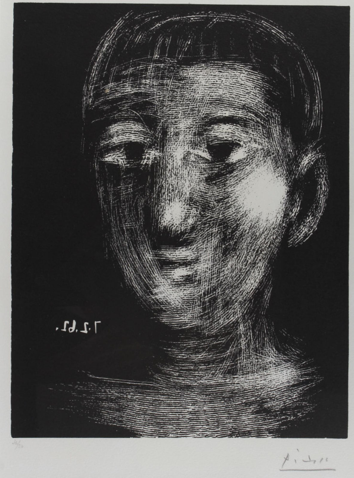 Pablo Picasso, Head of Boy III / Tete de garcon III (Edition :36/50)