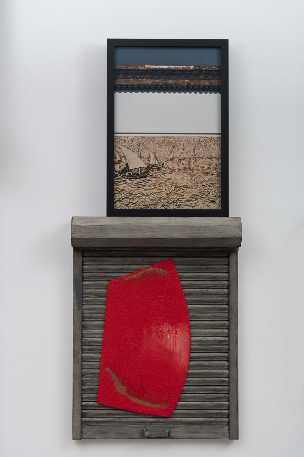 Atul Dodiya, Red Sail, 2019