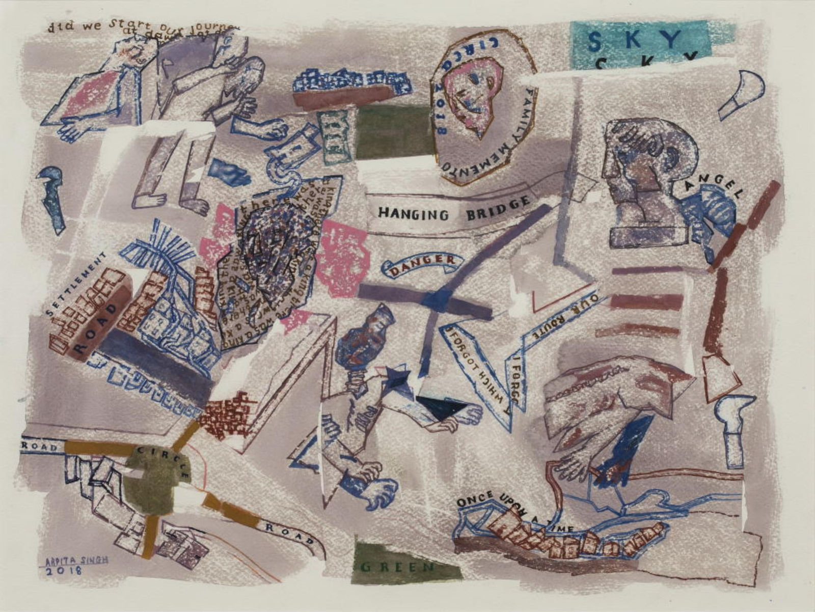 Arpita Singh, This much I can tell you now, 2018