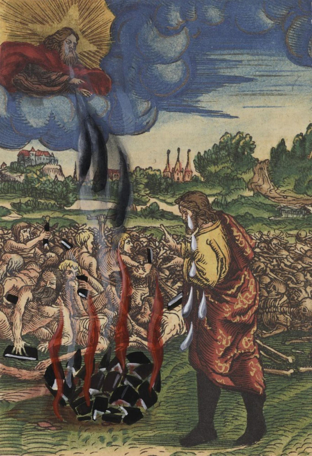 Anju Dodiya, Apocalypse, 2017