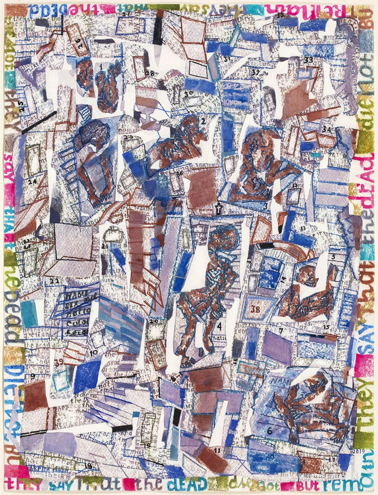 Arpita Singh, Rectangles - I, 2019