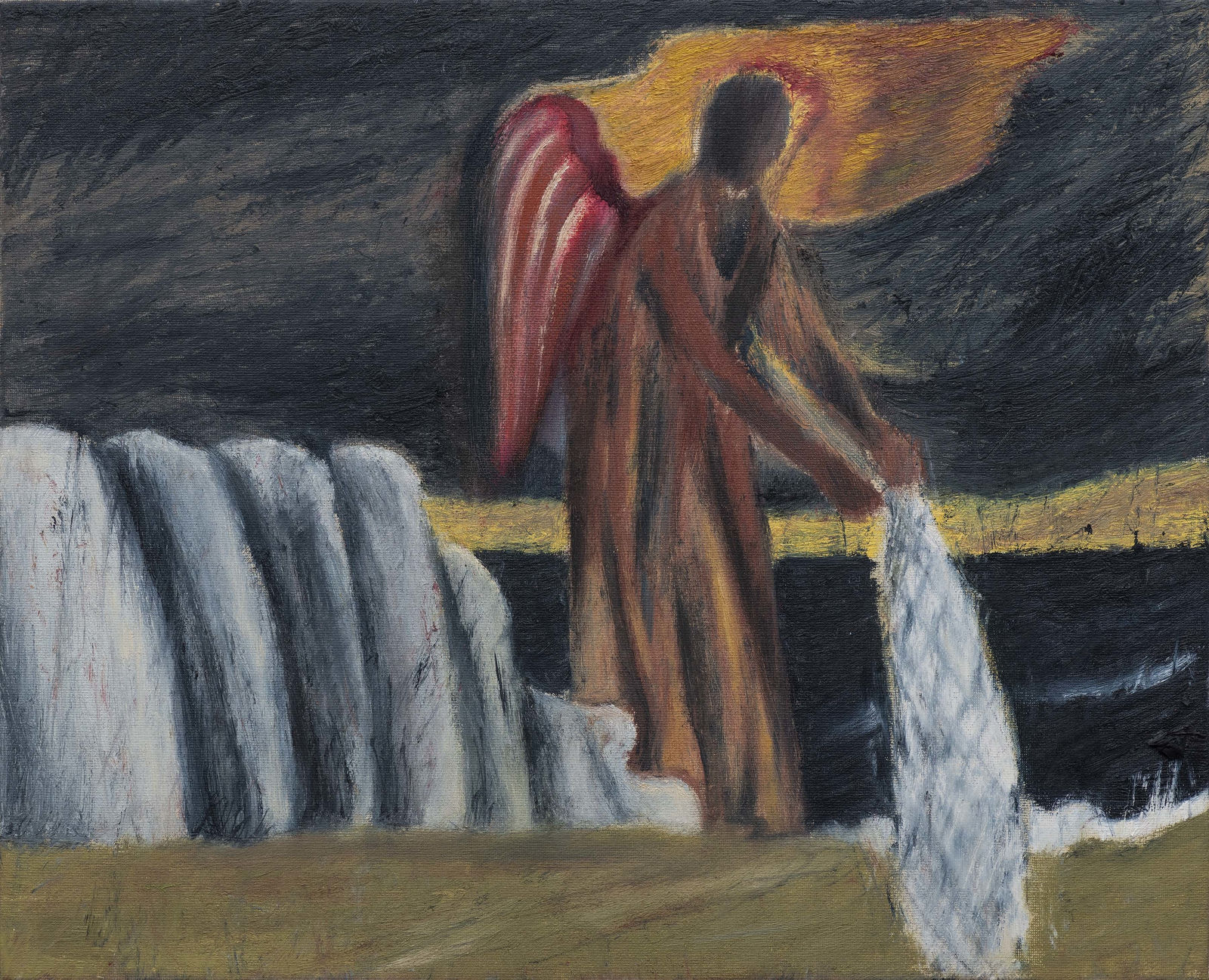 Atul Dodiya, Angel, 2019