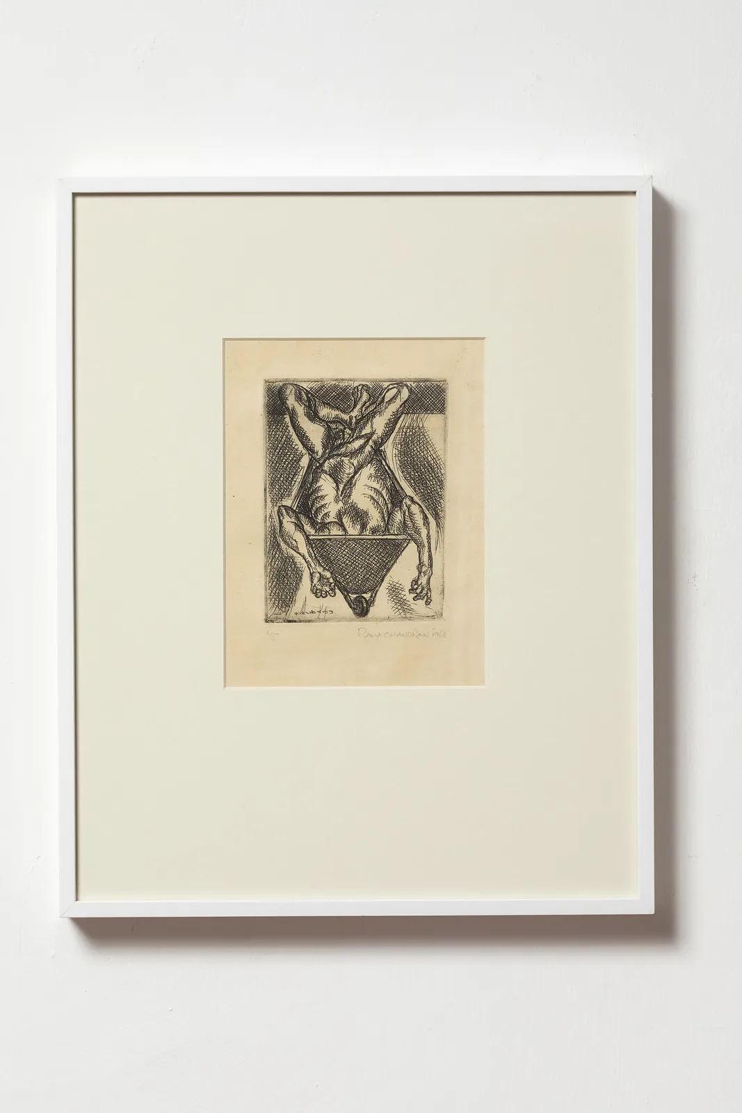 A. Ramachandran, Entombment (Edition:1/5), 1968