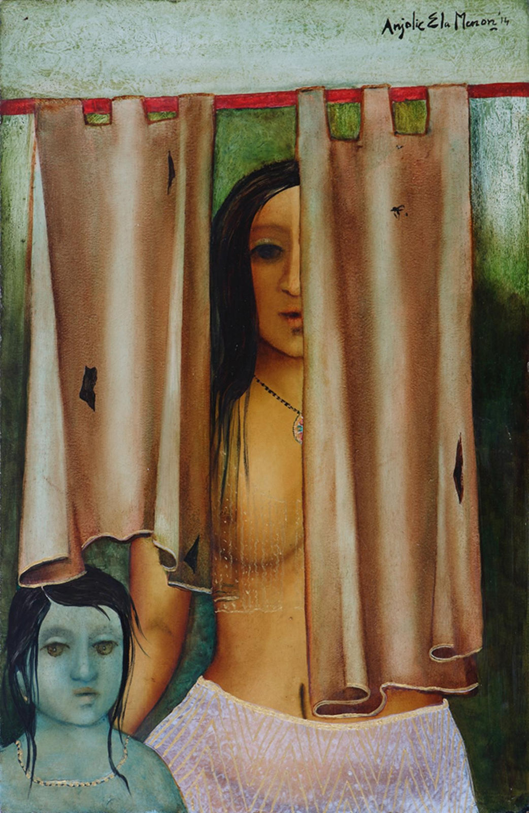 Anjolie Ela Menon, Behind the Arras, 2014