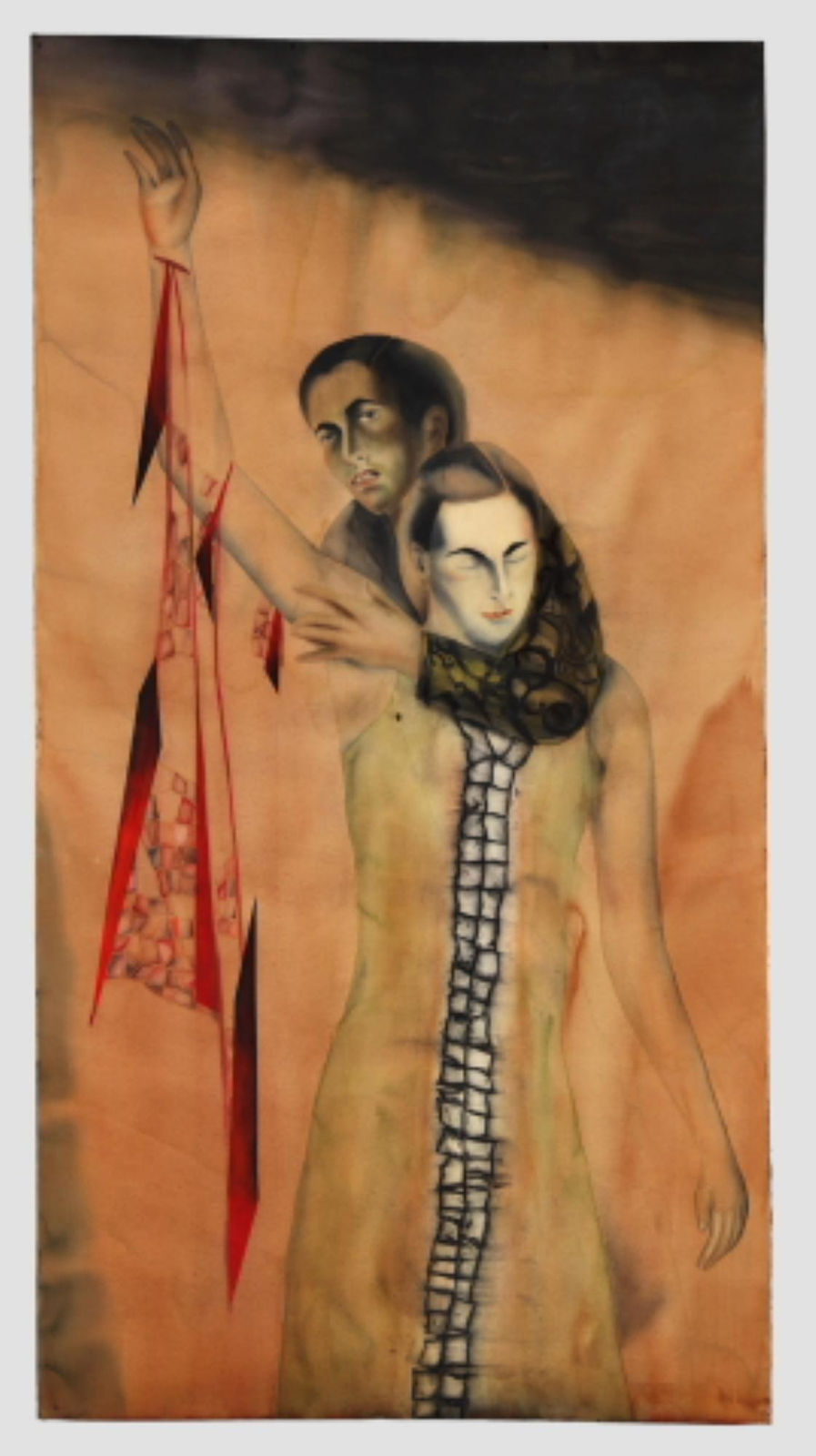 Anju Dodiya, "Falling Glass", 2009