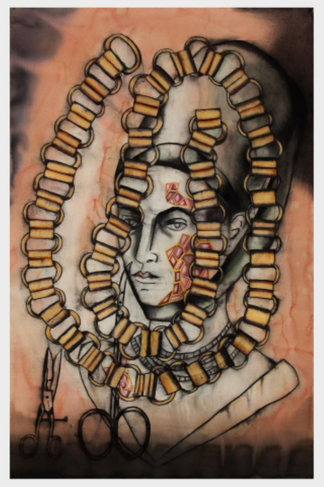 Anju Dodiya, Breathing Lesson, 2009