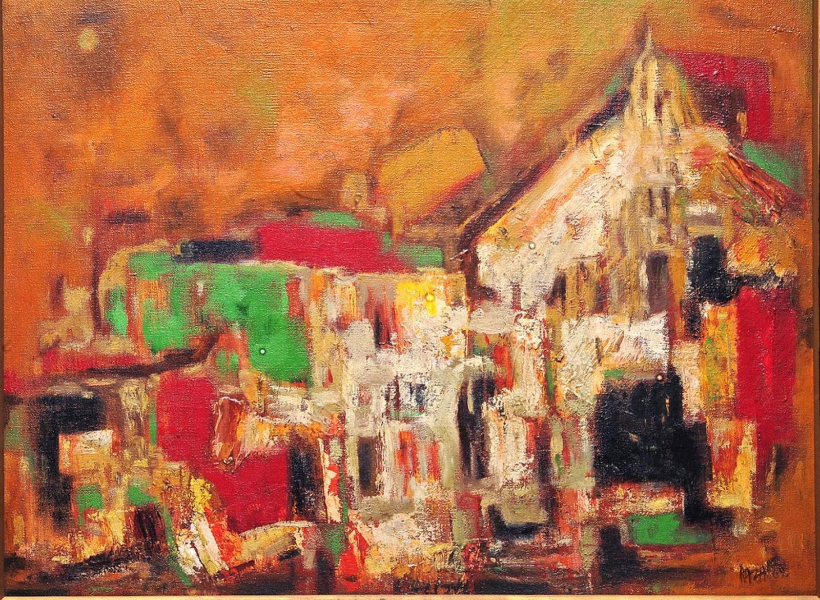 S.H. Raza, Church, 1962