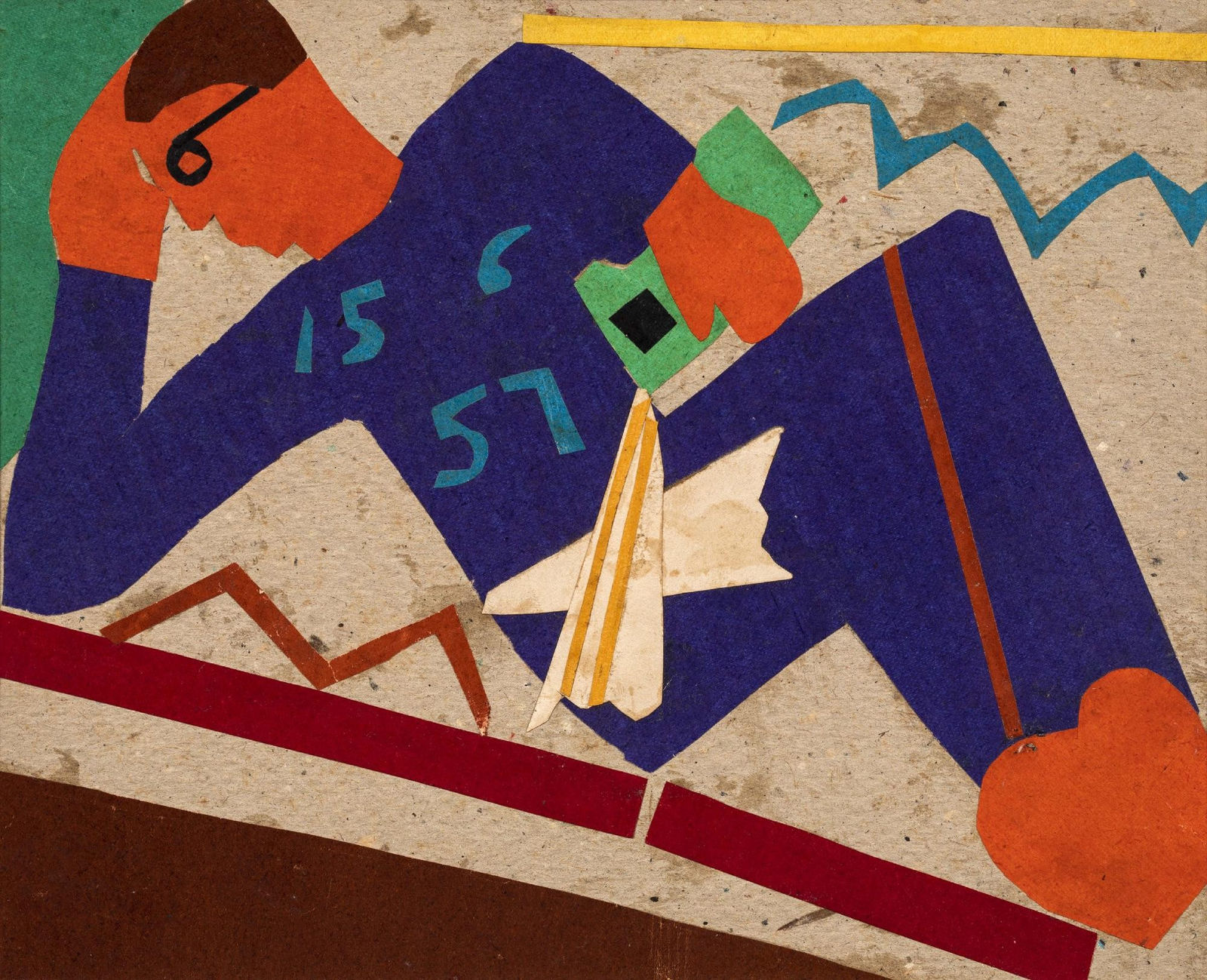 Benode Behari Mukherjee, Reclining Man