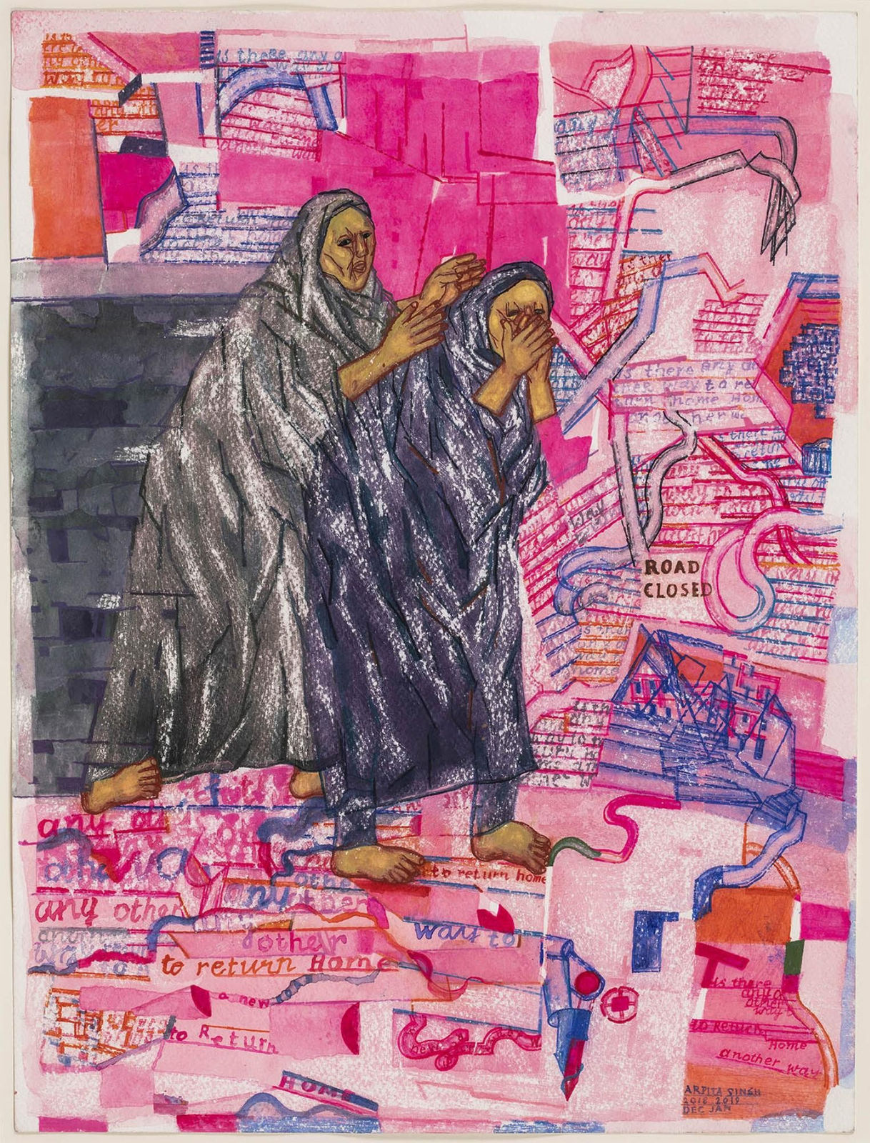 Arpita Singh, Is there any other way to return home, 2019