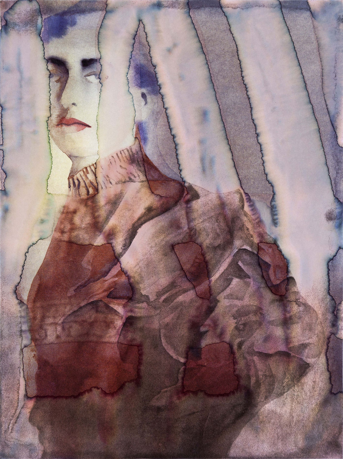 Anju Dodiya, Winter Portrait, 2021