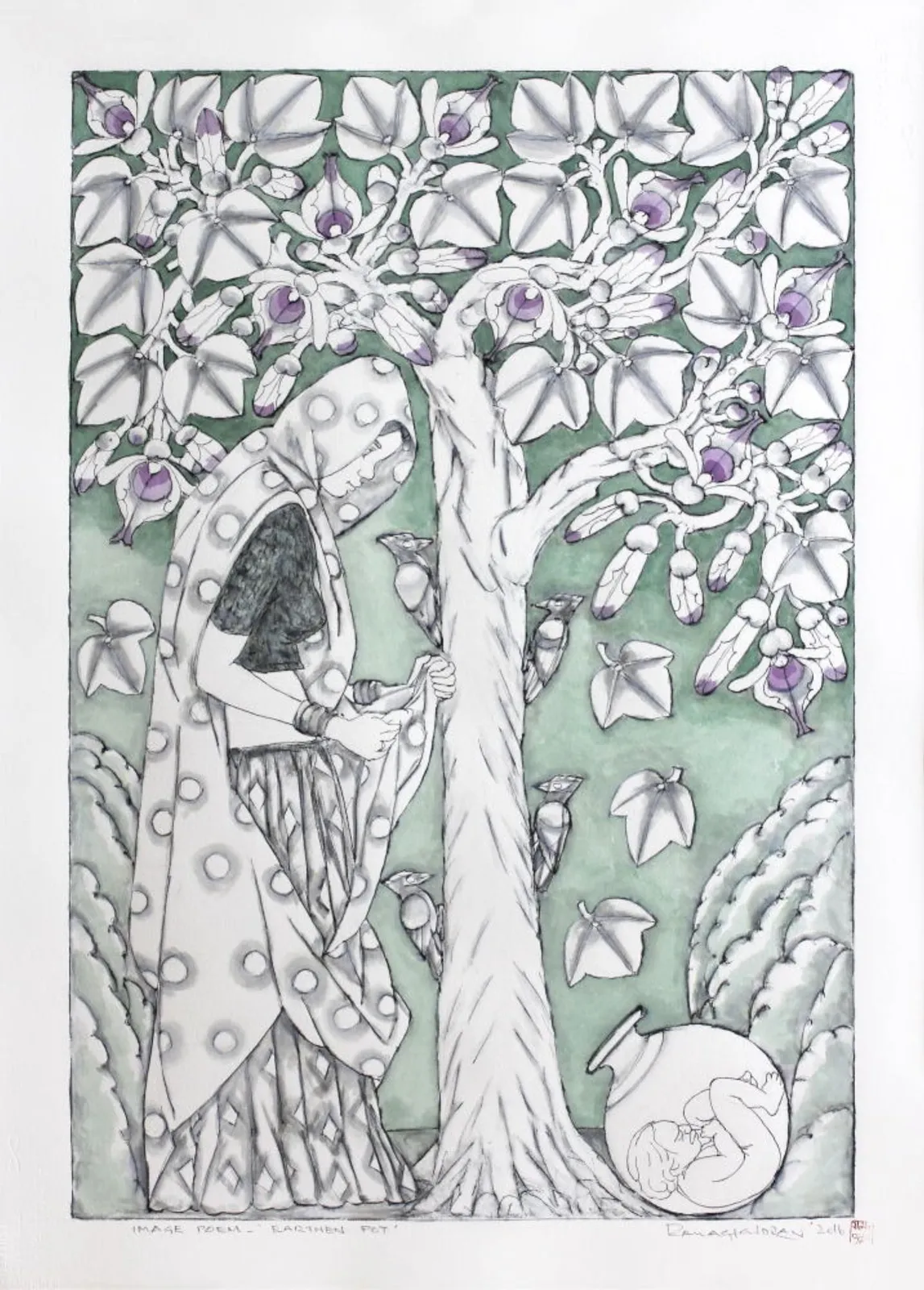 A. Ramachandran, Image Poem “ Earthen Pot”, 2016