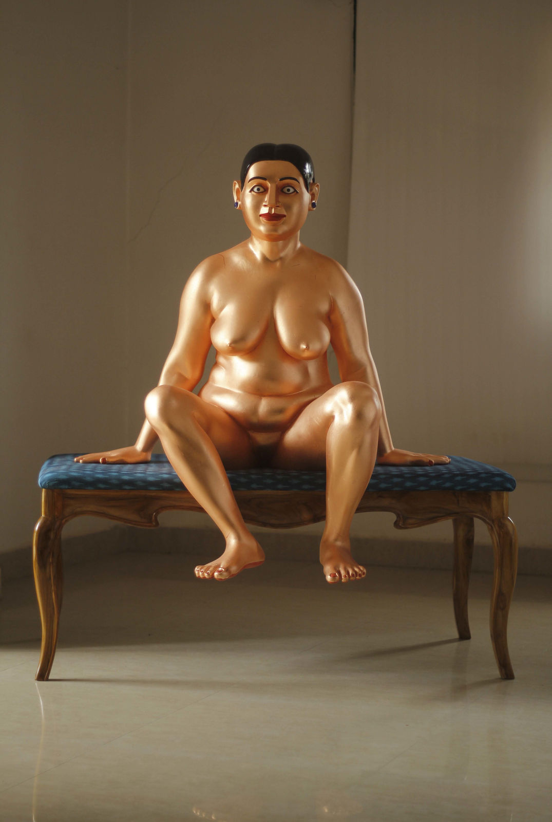 Ravinder Reddy, Woman on Charpoy, 2018