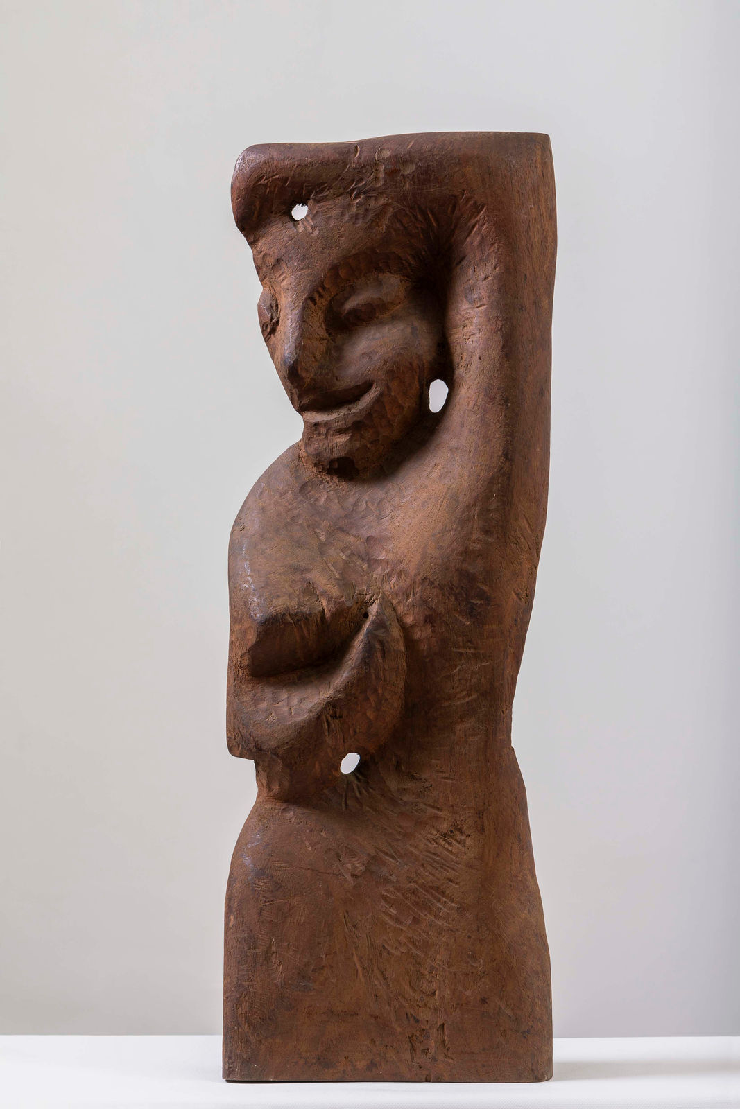 Leela Mukherjee, Female Figure with Hand Over Head