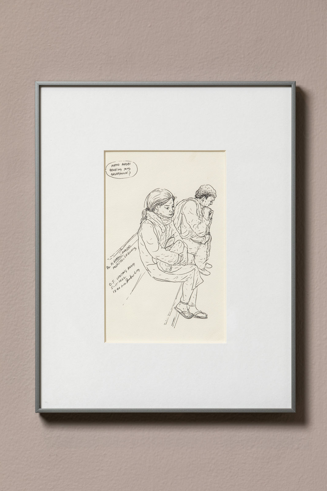 Treibor Mawlong, O.T. Waiting Room, 2022