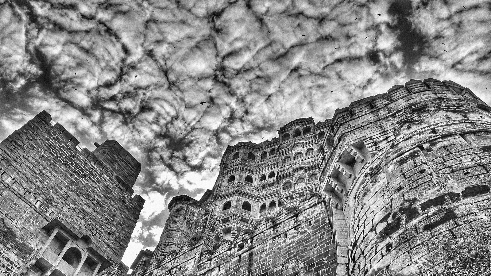 William Dalrymple, Early morning, Mehrangarh Fort, Jodhpur - I