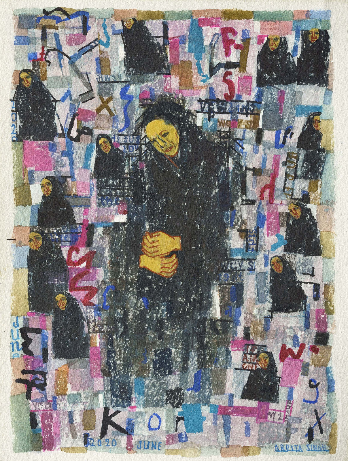 Arpita Singh, Women, 2020