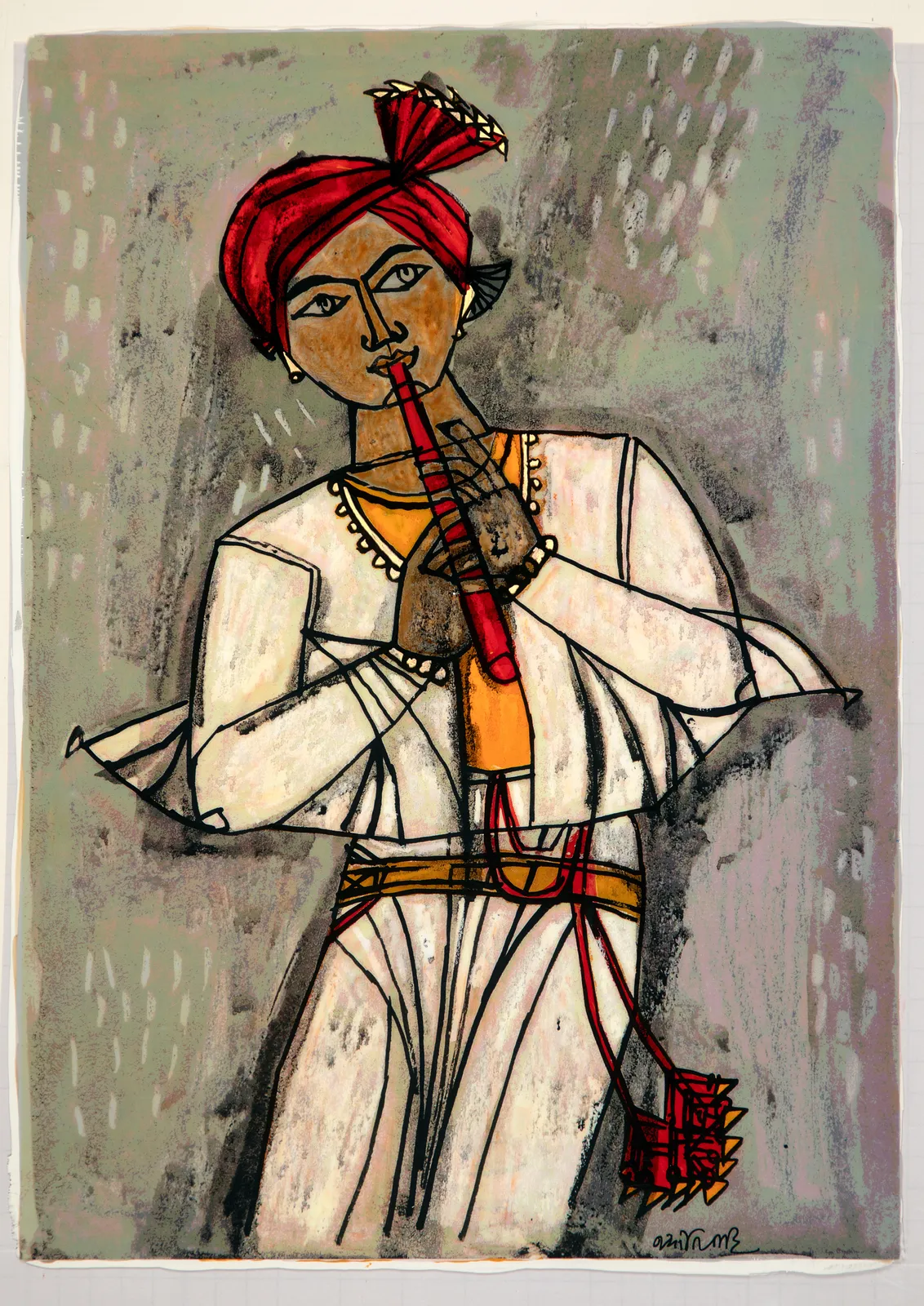 Jyoti Bhatt, A Youth At Tarnetar, 2019